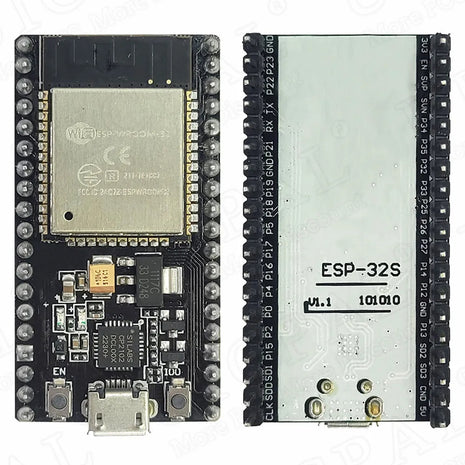 Placa de expansión ESP-32 de 38 pines con CP2102, placa de desarrollo micro de 38 pines tipo C, módulos Bluetooth WIFI 2.4G, módulo electrónico de doble núcleo de bajo consumo