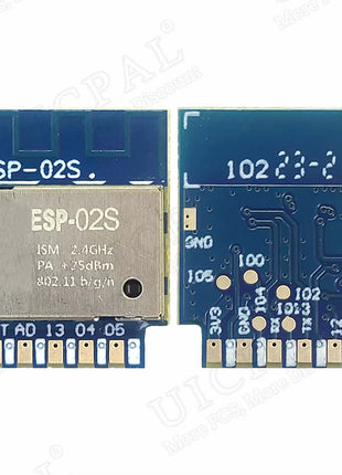 ESP-02S Serial Wireless 2.4G Wifi Module Transceiver for Smart Home Industrial IoT 1MB Flash ESP 02S ESP8285 Electronic Module