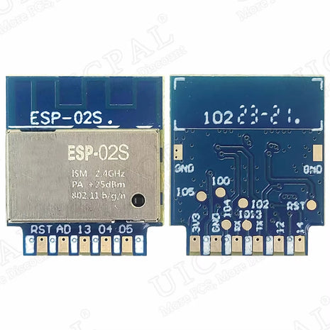ESP-02S Serial Wireless 2.4G Wifi Module Transceiver for Smart Home Industrial IoT 1MB Flash ESP 02S ESP8285 Electronic Module