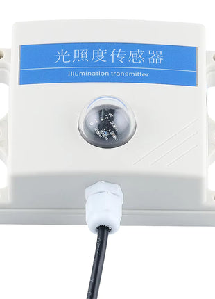 0-200000LUX Illuminance Sensor with OLED Display Light Intensity Monitoring Modbus-RTU RS485 4-20mA 0-10V Illumination Meter Sensor Module