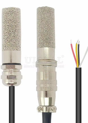 emperature Humidity Sensor Probe Cable Metal Head Digital Capacitance Sensors 1M Length I2C Output SHT20 SHT30 SHT40 SHTC3 Sensor Module