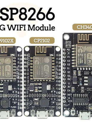 2.4G WIFI Module Development Board for Arduino DIY Internet of Things NodeMcu V3 USB Micro CH340 CP2102 CH9102X Serial ESP8266 Electronic Module
