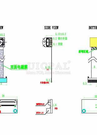 New OV5640 USB Camera Module UVC Drive-free to 5Pin USB Cable 66 120 160 Degrees Auto Focus HD 5MP for Android WIN XP 7 8 10 Camera Module