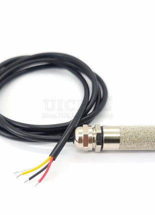 emperature Humidity Sensor Probe Cable Metal Head Digital Capacitance Sensors 1M Length I2C Output SHT20 SHT30 SHT40 SHTC3 Sensor Module