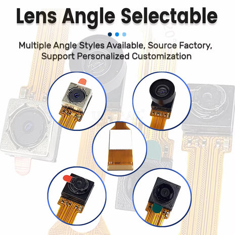 15CM OV5647 Camera Module for Raspberry Pi 5 ZERO Development Board 72 120 160 Degrees Wide Lens Auto Focus HD 5MP Camera Module Camera Module