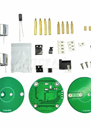 Kit de levitación ultrasónica DIY Control de onda estacionaria flotante Proyecto de soldadura DIY Kit electrónico Suspensión acústica Kit electrónico DIY de 12V