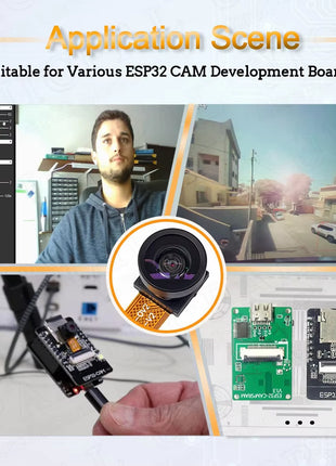 NEW OV2640 Camera Module for ESP-32 CAM Camera Module 2MP 222 200 180 66 120 160 Degree 650nm 850nm Night Vision DVP 24PIN 0.5MM Camera Module