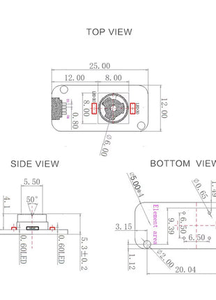 GC0308 USB Camera Module 120FPS USB2.0 Free Drive Camera Module