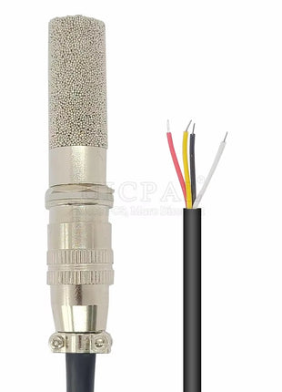 emperature Humidity Sensor Probe Cable Metal Head Digital Capacitance Sensors 1M Length I2C Output SHT20 SHT30 SHT40 SHTC3 Sensor Module