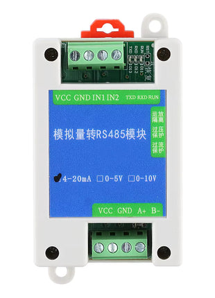 Conversion Module Analog 4-20mA 0-5V 0-10V to RS485 Modbus RTU Protocol 2 4 8 Channel Digital RS485 Transform Modules Sensor Module