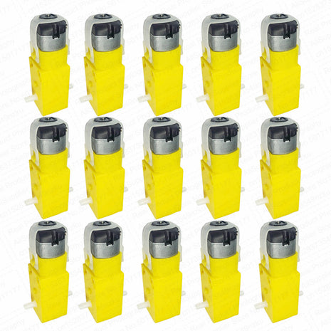 20PCS DC 3V-8V Robot Coche Inteligente Doble Eje Engranaje Motor DC Reductor TT Módulo para Coche Robot 1:48 Kit Electrónico DIY