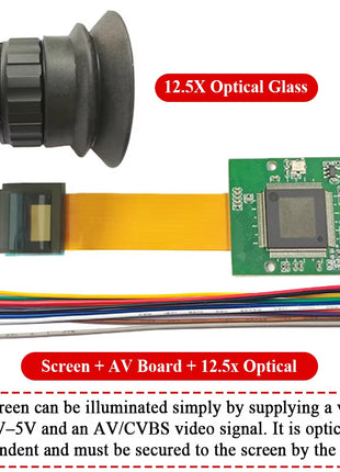 0.4 inch EVF Viewfinder Integrated Microdisplay Module Camera Module