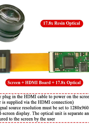 0.4 inch EVF Viewfinder Integrated Microdisplay Module Camera Module