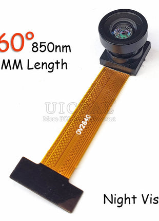NEW OV2640 Camera Module for ESP-32 CAM Camera Module 2MP 222 200 180 66 120 160 Degree 650nm 850nm Night Vision DVP 24PIN 0.5MM Camera Module