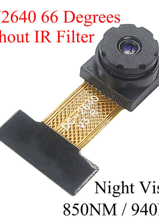 NEW OV2640 Camera Module for ESP-32 CAM Camera Module 2MP 222 200 180 66 120 160 Degree 650nm 850nm Night Vision DVP 24PIN 0.5MM Camera Module