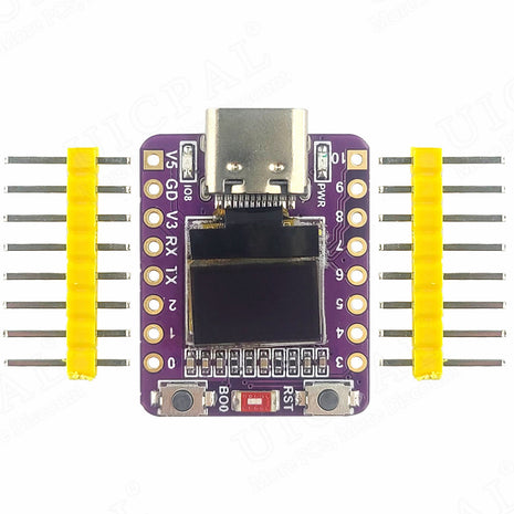 MINI ESP32-C3 Development Board 2.4G Wifi 4 BT Module with 0.42 Inch OLED Display 4MB Flash Ceramic Antenna USB Type-C ESP32 C3 Electronic Module