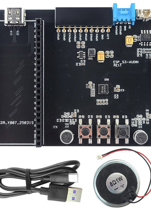Placa de desarrollo ESP32-S3 para interacción de voz AI con micrófono de 192 kHz, altavoz, módulo BT WiFi N16R8, GPIO DIY, SPI ES8388, módulo electrónico