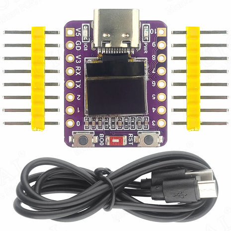 MINI ESP32-C3 Development Board 2.4G Wifi 4 BT Module with 0.42 Inch OLED Display 4MB Flash Ceramic Antenna USB Type-C ESP32 C3 Electronic Module