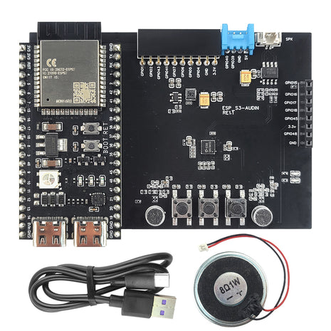 Placa de desarrollo ESP32-S3 para interacción de voz AI con micrófono de 192 kHz, altavoz, módulo BT WiFi N16R8, GPIO DIY, SPI ES8388, módulo electrónico