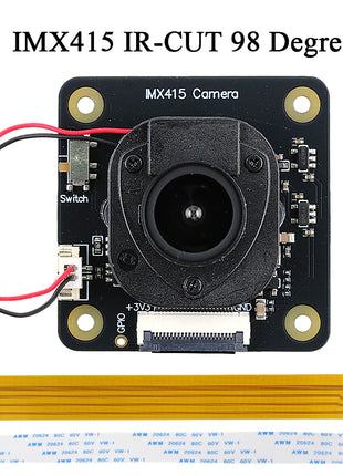 IMX415 Camera Module for Raspberry Pi5 4 4B 3B+ ZERO 2 W 3840*2160 HD 8MP IR-CUT Adjustable Lens 98 Degrees Camera Module