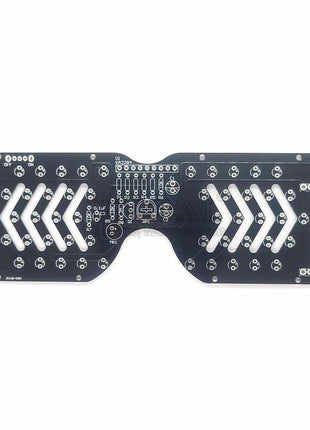 DIY LED Glasses Electronic Kit DIY Soldering Project Practice Solder Assembly Sound Control Diode Flash Light Eyeglasses