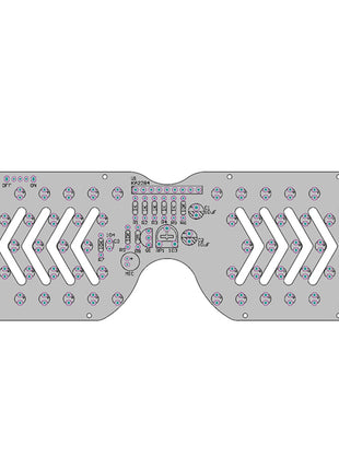 DIY LED Glasses Electronic Kit DIY Soldering Project Practice Solder Assembly Sound Control Diode Flash Light Eyeglasses