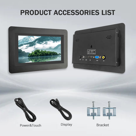 10.1 Inch LCD Screen Display for Raspberry Pi HD 1024*600 HDMI VGA AV USB Interface OLED LCD Module